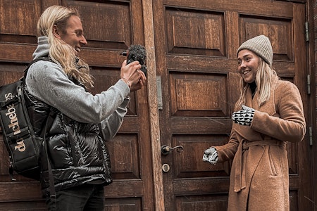 FØLG LIVET: Johanne Killi dokumenterer livet sitt - og veien frem mot neste OL. Foto: Kristian Andersen Johanne Killi