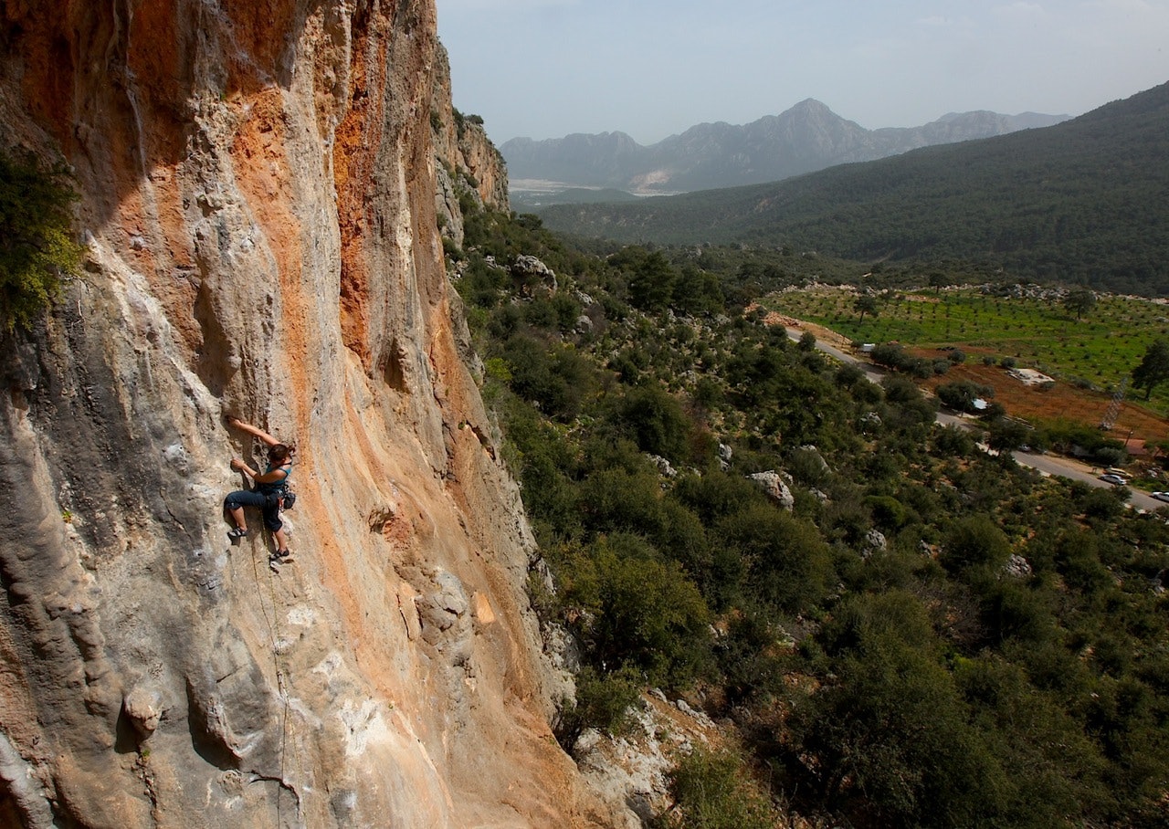 Klatring i Geyikbayiri i Tyrkia. Foto: Dag Hagen Klatring i Geyikbayiri i Tyrkia. Foto: Dag Hagen