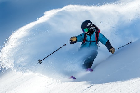 KOMMER PÅ DET STORE LERRETET: Tonje Kvivik blir å se i høstens skifilm «Huck Yeah» fra Matchstick Productions. Foto: Graham Mckerrell Tonje Kvivik