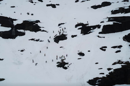 TREDJERENNA: Grundig inspeksjon på vei opp. Bilde: RFC TREDJERENNA: Grundig inspeksjon på vei opp. Bilde: RFC