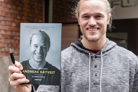 ANDREAS EVANGELIET: I disse dager slippes boka om Andreas Håtveit, og i helga skal Andreas signere bøker i Oslo, på Geilo og i Hemsedal. Foto: Christian Nerdrum ANDREAS EVANGELIET: I disse dager slippes boka om Andreas Håtveit, og i helga skal Andreas signere bøker i Oslo, på Geilo og i Hemsedal. Foto: Christian Nerdrum