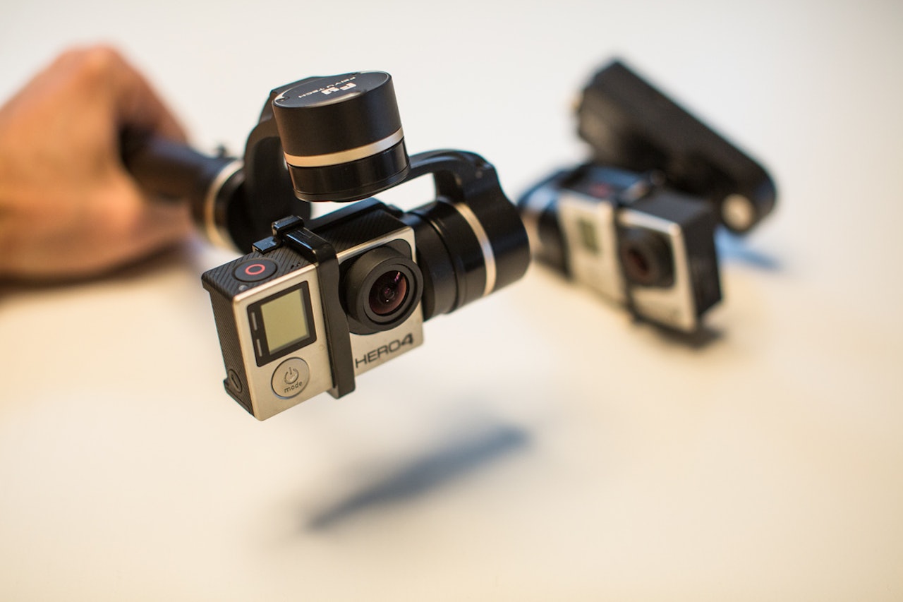 GIMBALLS: Fri Flyt har testet bildestabilisatorene G4S og WG fra Feiyu Tech. Bilde: Christian Nerdrum GIMBALLS: Fri Flyt har testet bildestabilisatorene G4S og WG fra Feiyu Tech. Bilde: Christian Nerdrum