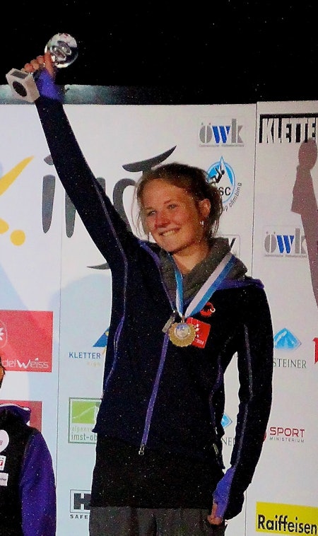 Ny tredjeplass til Tina Hafsaas i italienske Meran. Bildet er fra junior-VM i Imst i august. Foto: Stian Christophersen