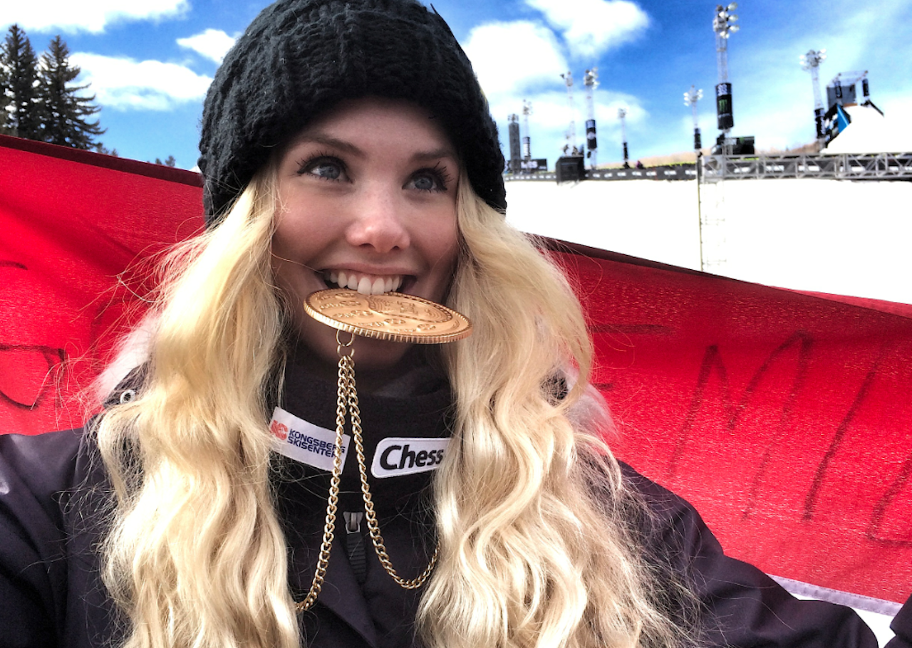 Silje Norendal kunne bite i sitt tredje strake X Games-gull i slopestyle. Foto: Snowboardforbundet Silje Norendal kunne bite i sitt tredje strake X Games-gull i slopestyle. Foto: Snowboardforbundet