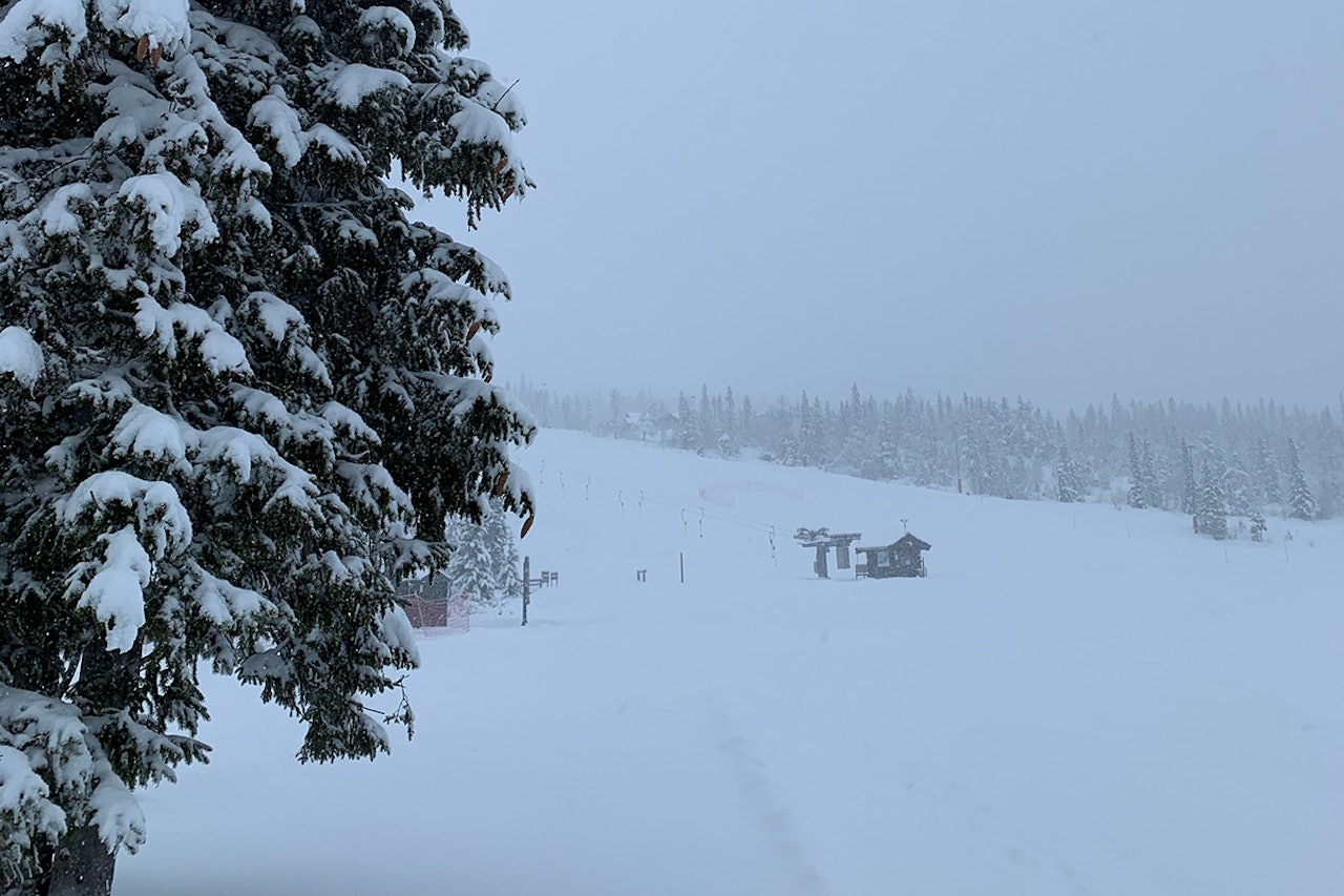 NOREFJELL: Det snør godt på Norefjell om dagen. Foto: Norefjell skisenter