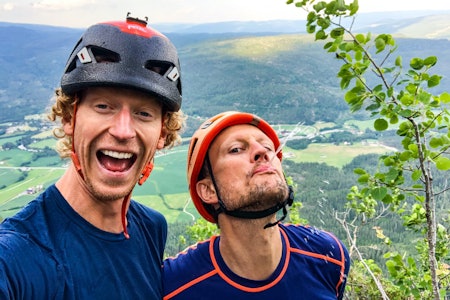 Thomas Horgen og Jon Olav Grepstad er karene bak Eira (7+) på Andersnatten. Foto: selfie. Thomas Horgen, Jon Olav Grepstad, Eira, Andersnatten