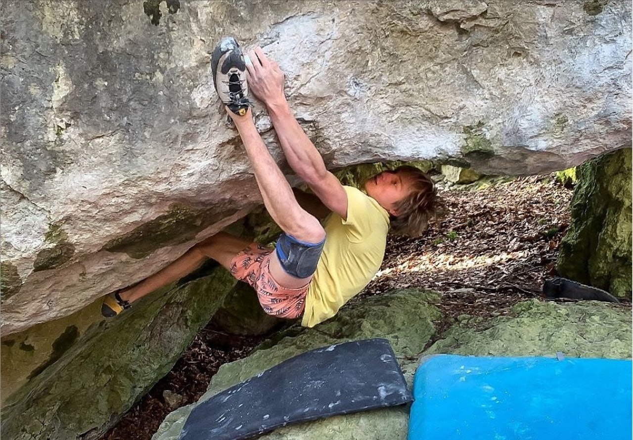 Alex Megos har skapt en utfordrer til "Silence" på Flatanger. Alex Megos har skapt en utfordrer til "Silence" på Flatanger.