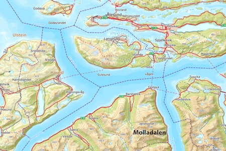 ULYKKE: Mannen kom fra rappelleringsulykken i Molladalen med bruddskader i beinet. ulykke molladalen