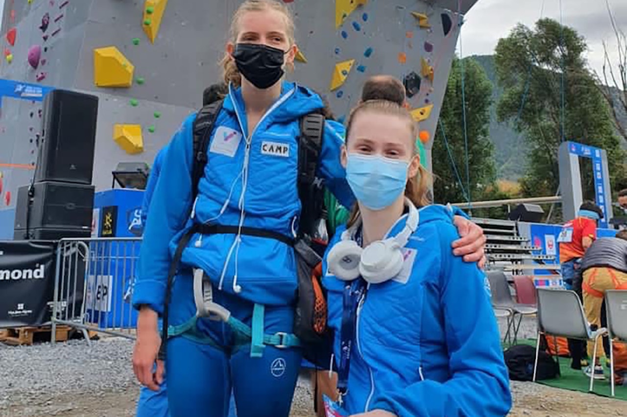 VERDENSCUP: Iben Kongsvik Paulsen og Dina Eivik representerte det norske paralandslaget på verdenscupen i Briançon. Foto: NKF/Kjersti Gausvik VERDENSCUP: Iben Kongsvik Paulsen og Dina Eivik representerte det norske paralandslaget på verdenscupen i Briançon. Foto: NKF/Kjersti Gausvik