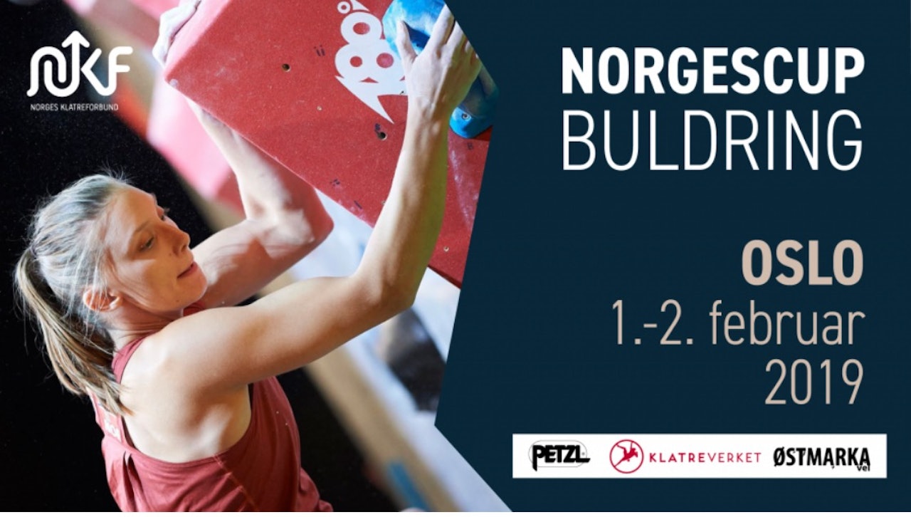Det blir norgescup på Buldreverket på Bryn den 1. og 2. februar. 