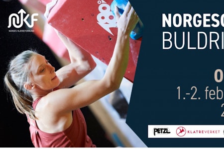 Det blir norgescup på Buldreverket på Bryn den 1. og 2. februar. 