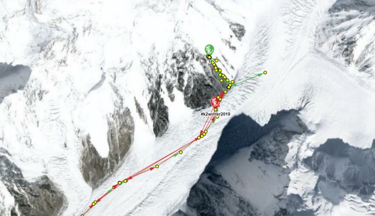 Så langt har ekspedisjonen kommet den 24. januar. Grafisk oppsett fra nettsiden russianclimb.com.
