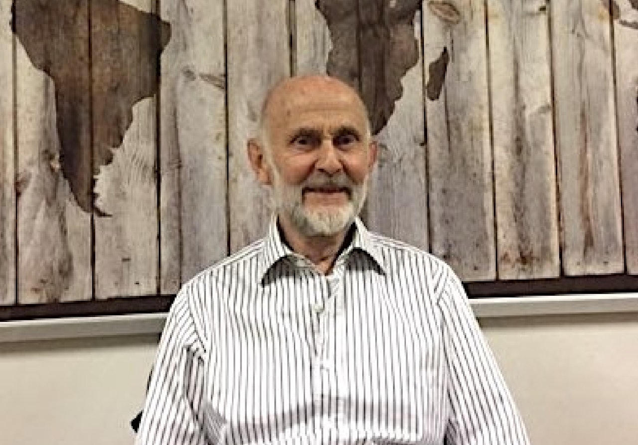 Klatrenestor: Arne Lind (83) fra Geriatrisk Klatrekompani. Foto: Egil Fredriksen Klatrenestor: Arne Lind (83) fra Geriatrisk Klatrekompani. Foto: Egil Fredriksen
