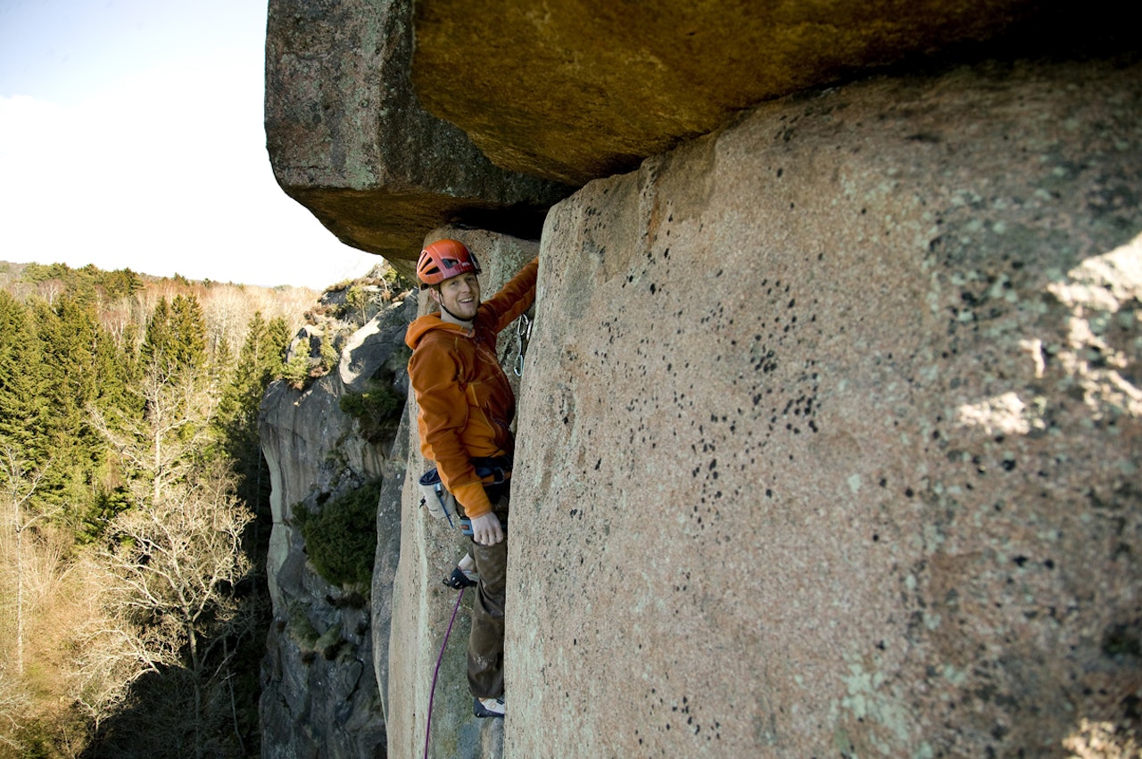 Andreas på toppen. Foto: Alvaro Susena