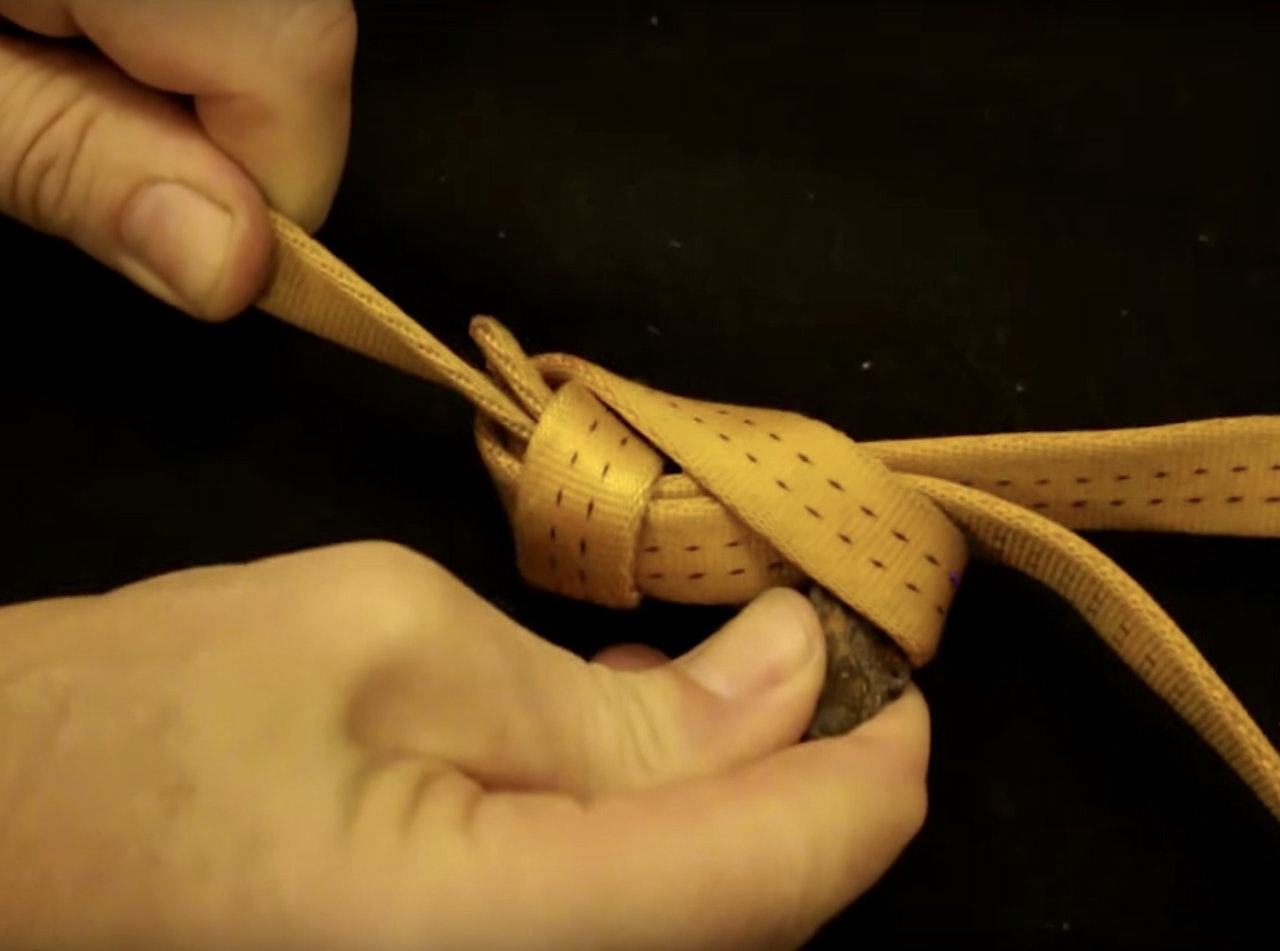 Den farlige båndknuten, og hvordan den svikter. Den farlige båndknuten, og hvordan den svikter.