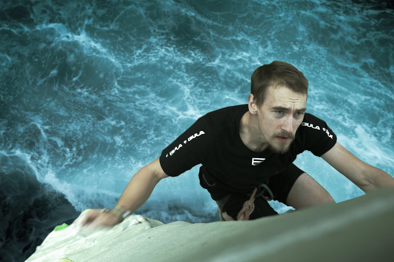 KONKURRANSE I DEEP WATER SOLO: På Ekstremsportveko kan du konkurrere i DWS over Voss utebasseng.  KONKURRANSE I DEEP WATER SOLO: På Ekstremsportveko kan du konkurrere i DWS over Voss utebasseng.
