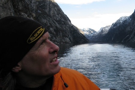 Guy Lacelle i Lysefjorden. Foto: Hari Berger