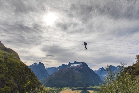 Romsdalsstigen via ferrata. Foto: Matti Bernitz Romsdalsstigen via ferrata. Foto: Matti Bernitz