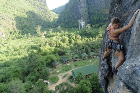 Fia Weis på Sackflattern (6a). Foto: Uli Weidner Fia Weis på Sackflattern (6a). Foto: Uli Weidner