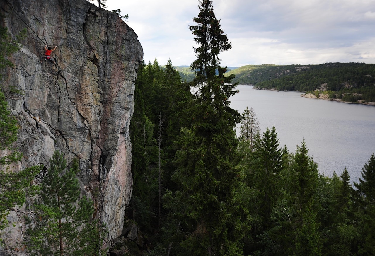 Klatrefeltet ved Skarvann.