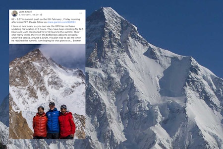 TRE KLATRERE SAVNET: John Snorri fra Island, Muhammad Sadpara fra Pakistan og Juan Pablo Mohr Prieto fra Chile er savnet siden 6.februar. TRE KLATRERE SAVNET: John Snorri fra Island, Muhammad Sadpara fra Pakistan og Juan Pablo Mohr Prieto fra Chile er savnet siden 6.februar.