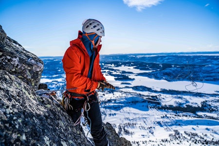 SKOGSHORN: Siluetten i Hemsedal er en fin tur for å komme i gang med alpin- og miksklatringa. Foto: Lars Petter Jonassen