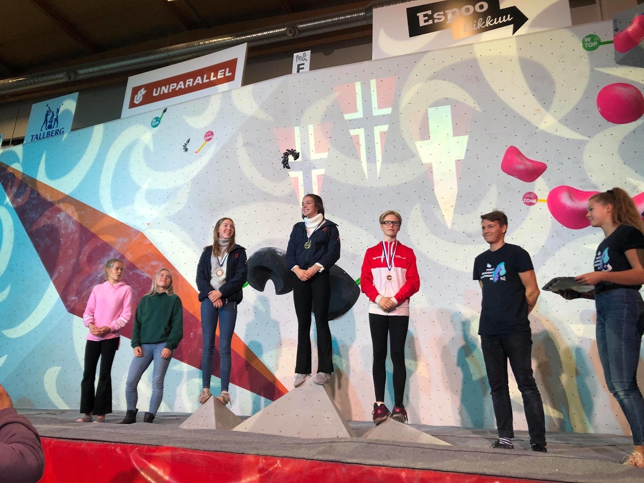 Norge tar gull og sølv i klassen youth B med Edel Lemvik og Sunniva Øvre-Eide. Foto: Kristoffer Klev 