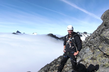 Kris Roar Tveiten i fjellet, der han kanskje likte seg aller best. Her på Storen i 2012. Foto: Jan Egil Hansen