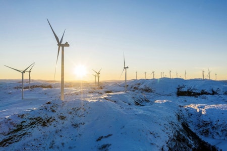 Roan vindpark er en del av den enorme Fosen-utbyggingen..Foto: Ole Martin Wold (Statkraft)