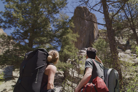 Rannveig Aamodt og Paul Robinson lever i og av klatring i Colorado. Foto: prAna Rannveig Aamodt og Paul Robinson lever i og av klatring i Colorado. Foto: prAna