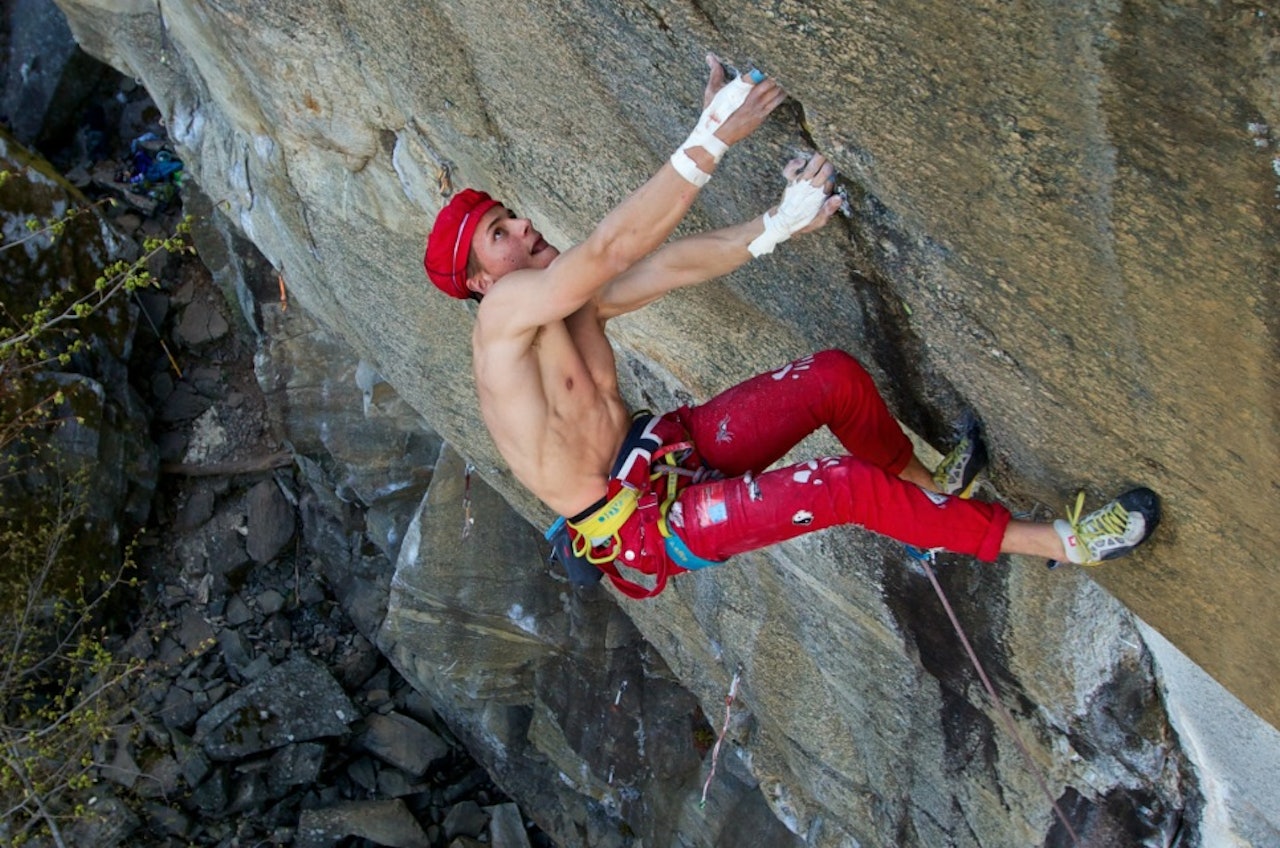 Håvard Helgesen på Fraulein (8c). Foto: Henning Wang Håvard Helgesen på Fraulein (8c). Foto: Henning Wang