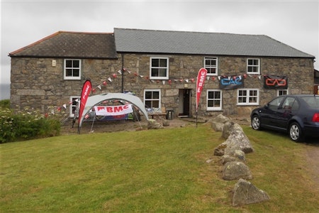 Count House i Cornwall, et 200 år gammel hus på toppen av Cornwall sine fineste granittklippe, Bosigran.