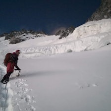 Alpinklatring, alpinisme, Chamonix, Mt. Maudit