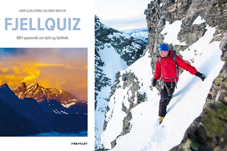 NY BOK: Iver Gjelstenli (bildet til høyre) har skrevet quizbok sammen med Erik Enitch. Dette ble et av de siste prosjektene for Gjelstenli, som omkom i en klatreulykke i Romsdal i sommer. Foto: Terje Aamodt Fjellquiz