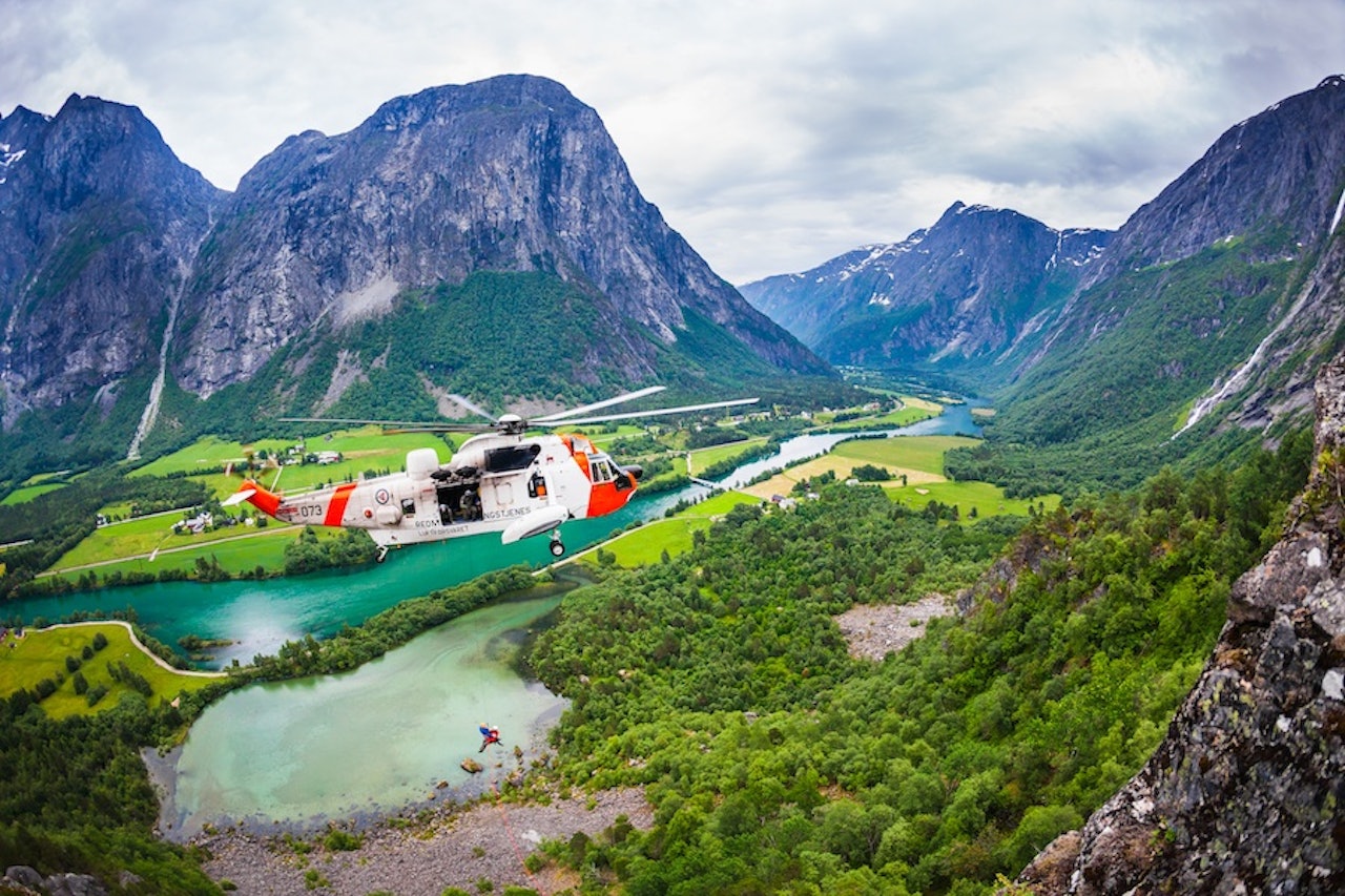 Fra øvelse ved Kalsgratind. Foto: Terje Aamodt Fra øvelse ved Kalsgratind. Foto: Terje Aamodt
