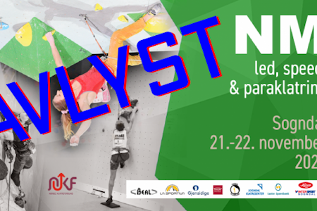 NM i Sogndal er avlyst. NM i Sogndal er avlyst.