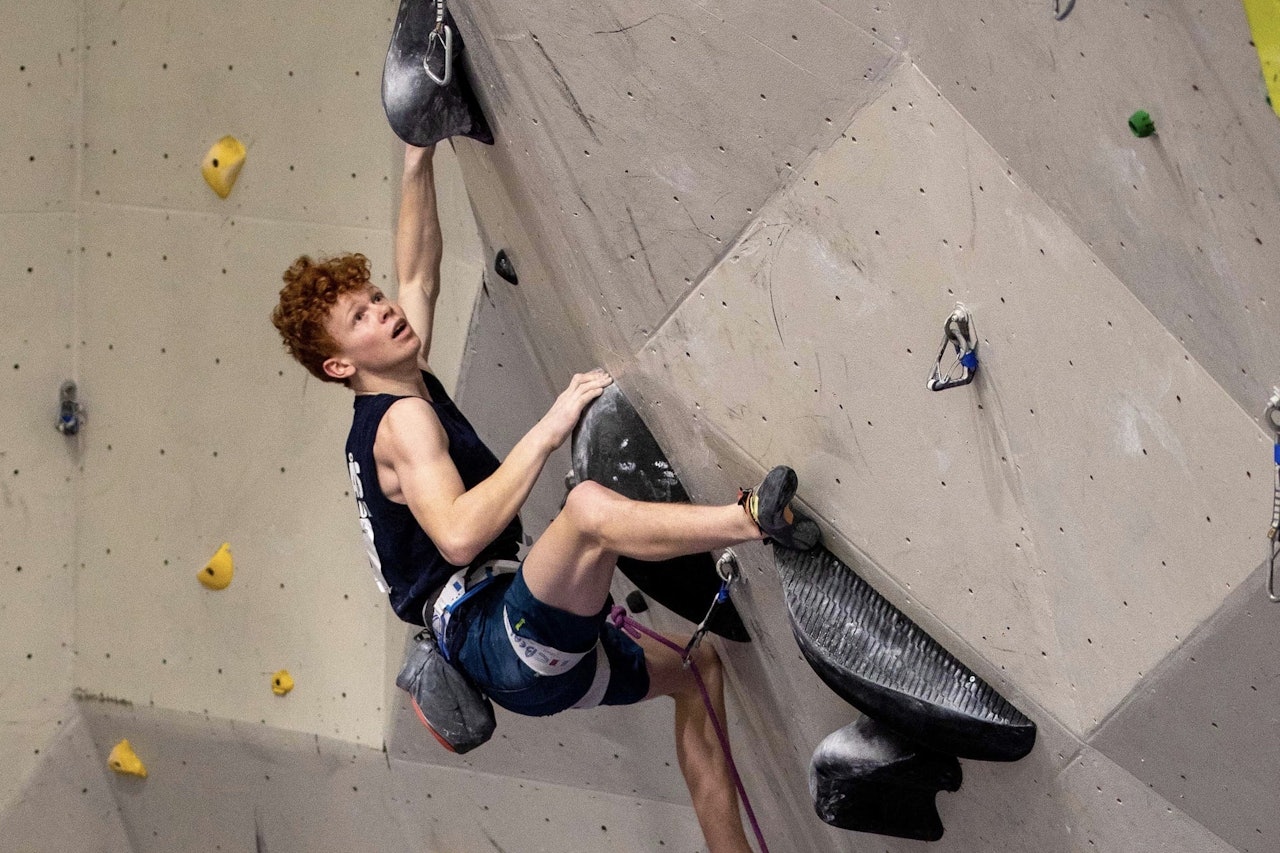 Per Ravlo-Caspersen viste at oppholdet i Frankrike hadde lønt seg, og han vant like gjerne klassen gutter yngre junior. Foto: Henning Wang Per Ravlo-Caspersen viste at oppholdet i Frankrike hadde lønt seg, og han vant like gjerne klassen gutter yngre junior. Foto: Henning Wang