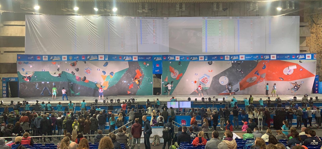 Buldrearenaen med kvalifisering. Foto: Thilo Schröter Buldrearenaen med kvalifisering. Foto: Thilo Schröter