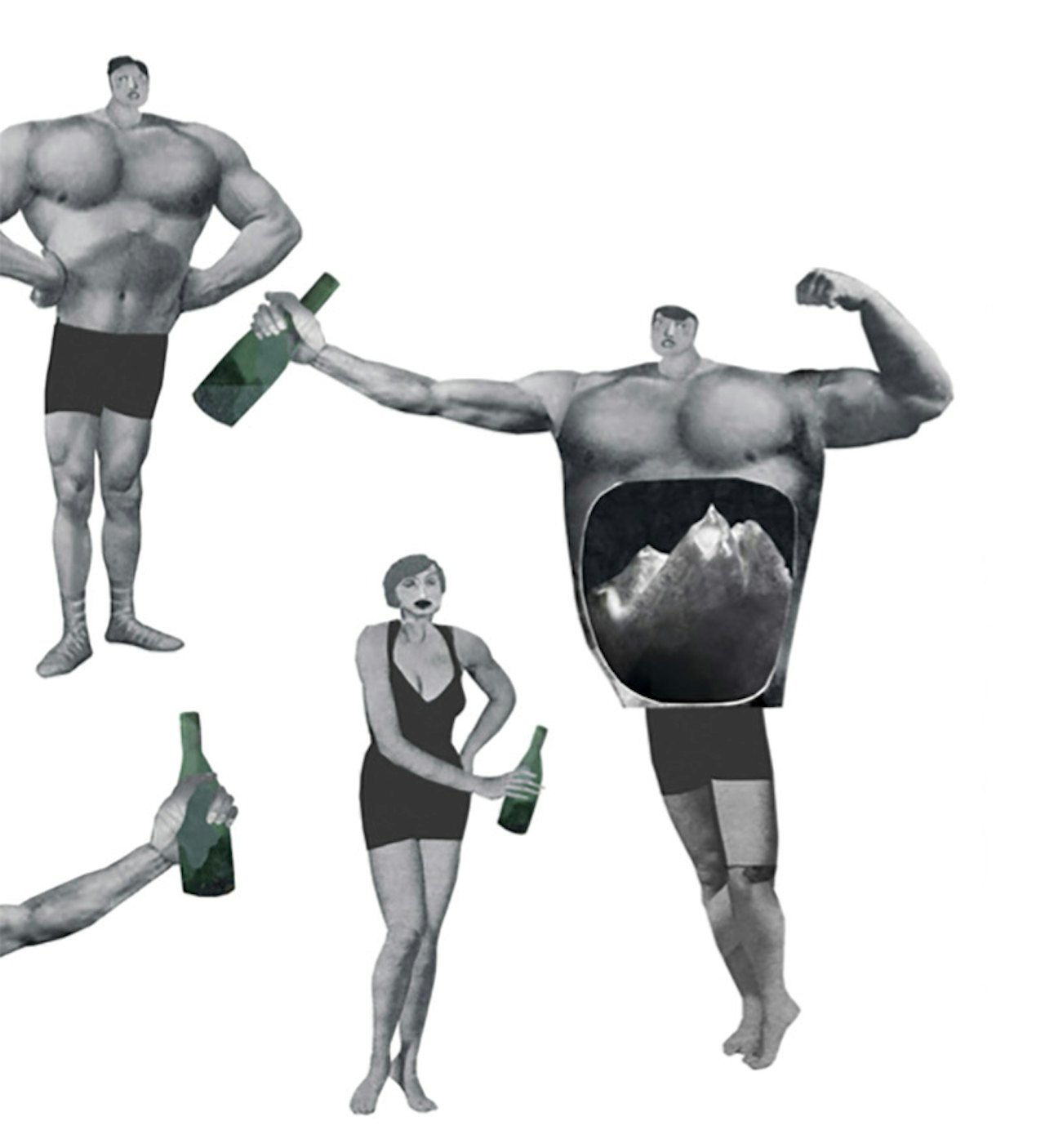 På klatrefestival kler alle av seg etter et par øl, paraderer rundt i bar overkropp, den ene strammere enn den andre, skriver Line Tveter. Illustrasjon: Julie Gry Sveistrup På klatrefestival kler alle av seg etter et par øl, paraderer rundt i bar overkropp, den ene strammere enn den andre, skriver Line Tveter. Illustrasjon: Julie Gry Sveistrup