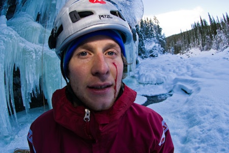 Hard is: Andreas Klarström er ikke uvant med tøffe møter med bratte fosser. 