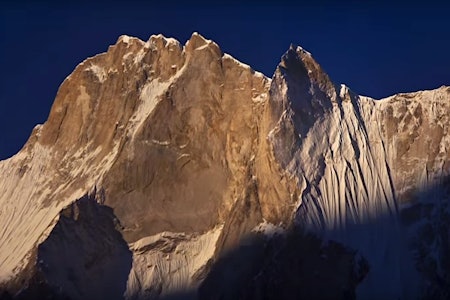 Meru Peak i India, Himalaya. Skjermdump fra traileren