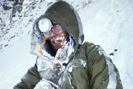 Stephen Venables på Everest.