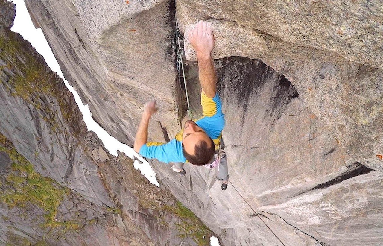 Dave McLeod friklatrer Disco 2000 på Blåmannen Dave McLeod friklatrer Disco 2000 på Blåmannen