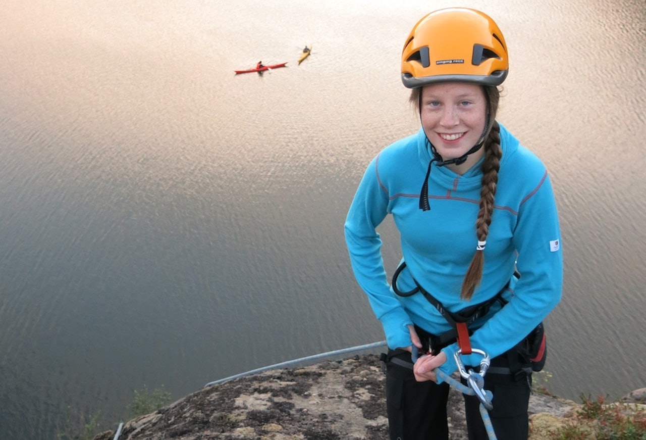 Christine Bramley opplever å ha blitt bedre kjent med seg selv etter å ha fått prøvd seg ut på klatring. Christine Bramley opplever å ha blitt bedre kjent med seg selv etter å ha fått prøvd seg ut på klatring.