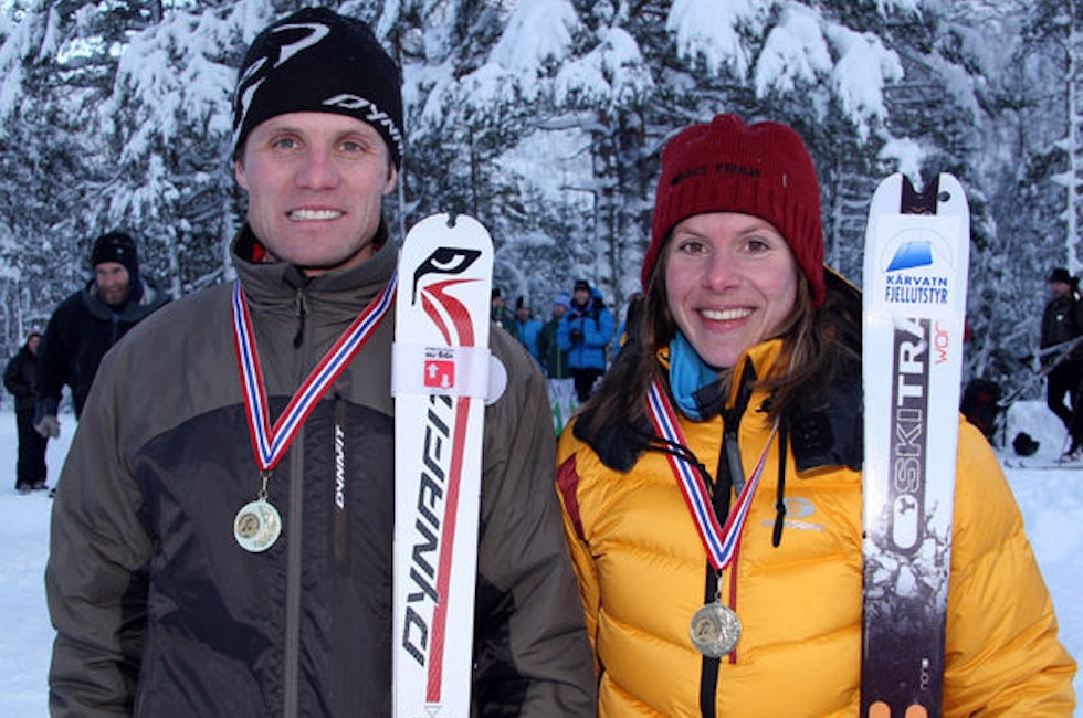 Ola Hovdenak og Marit Tveite Bystøl Skandinavias beste skialpinister.