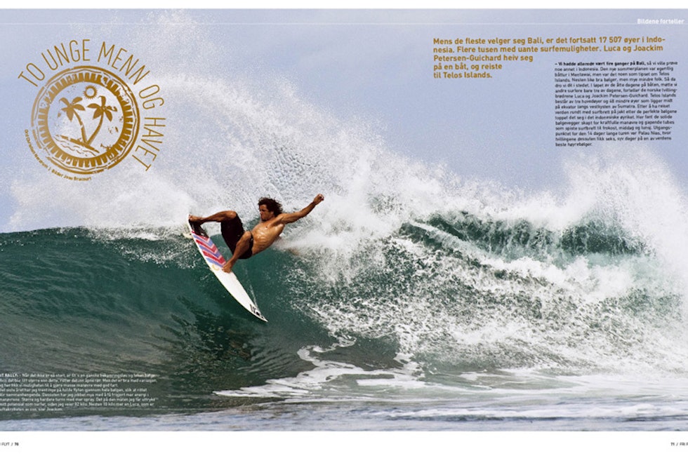 INDONESIA: Makeløse bider fra surfing i Indonesia.