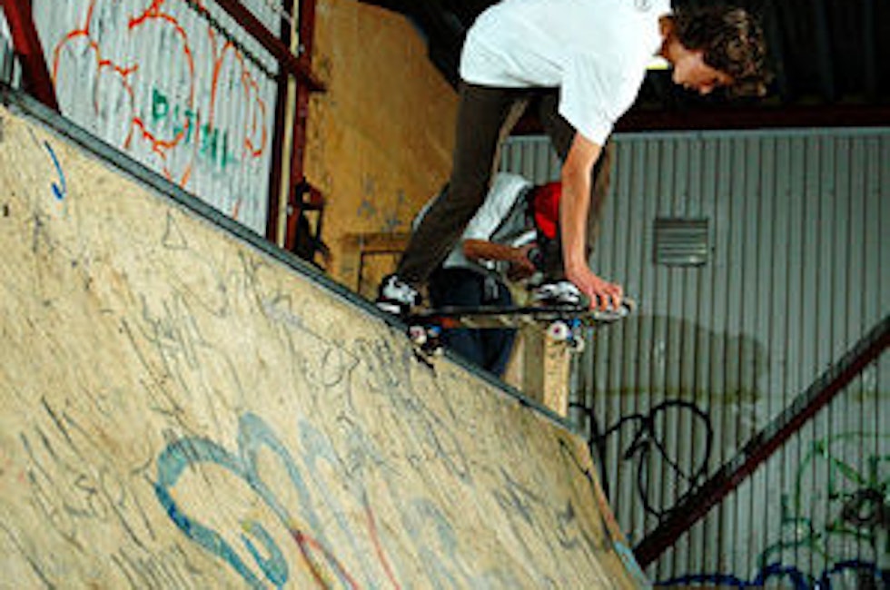Gustav feiret 16 år med skatesession i Kristiansand.