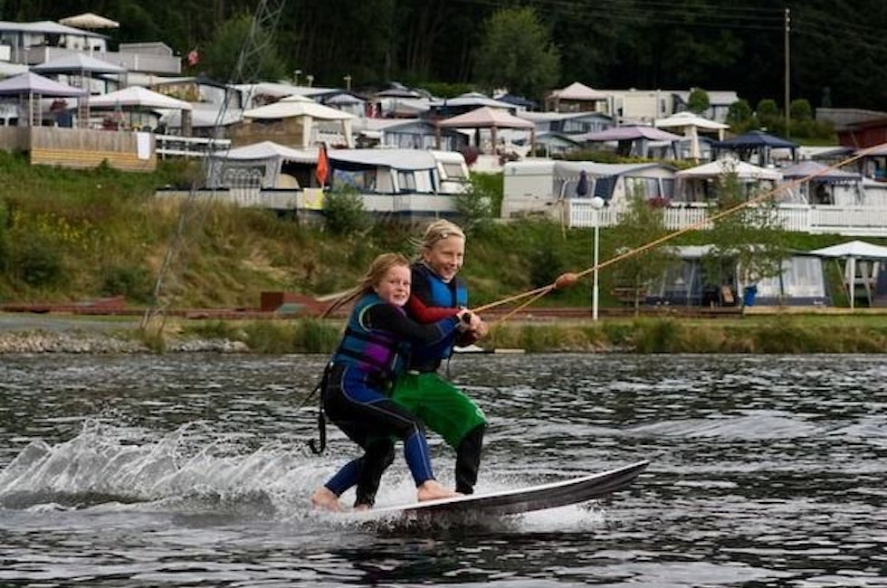 Anlegget er også en ypperlig arena for de som ikke er så erfarne. Foto: Benjamin Hjort