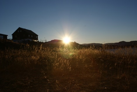 Soloppgang. Et godt tegn for toppturen. Foto: Silje Kampesæter Soloppgang. Et godt tegn for toppturen. Foto: Silje Kampesæter