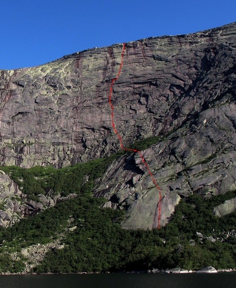 Sydveggen. Sydveggen.